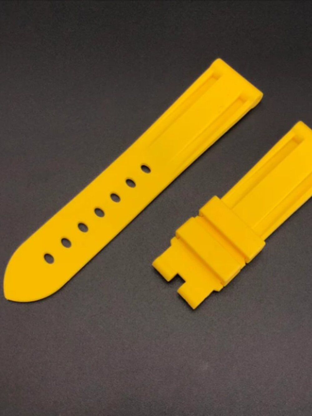 Replacement Coloful Rubber Strap (Yellow)